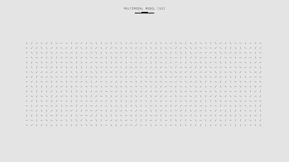 Abstract image representing the concept of a multimodal model version 2.